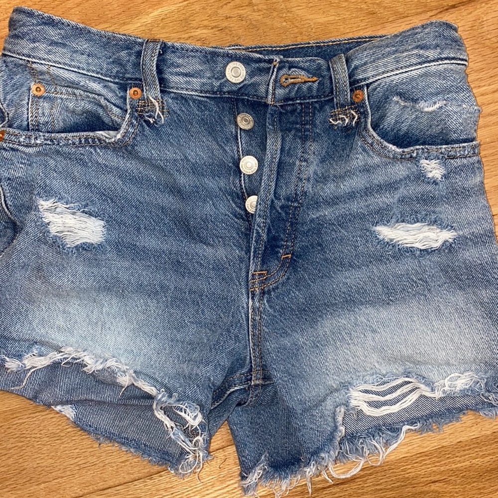 Free people denim shorts